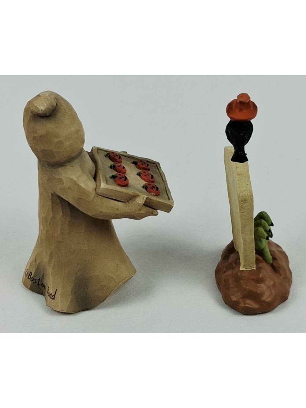 Blossom Bucket Halloween Figurines Ghost, Pumpkins, Grave Stone, Crow - Picture 3 of 14